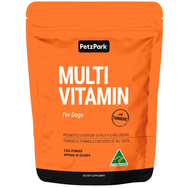 Petz Park Multivitamin Powder For Dogs Roast Beef Flavour 90 Scoops -