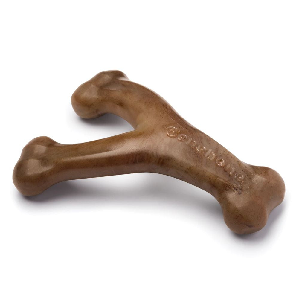 Benebone Wishbone Bacon Dog Chew Toy