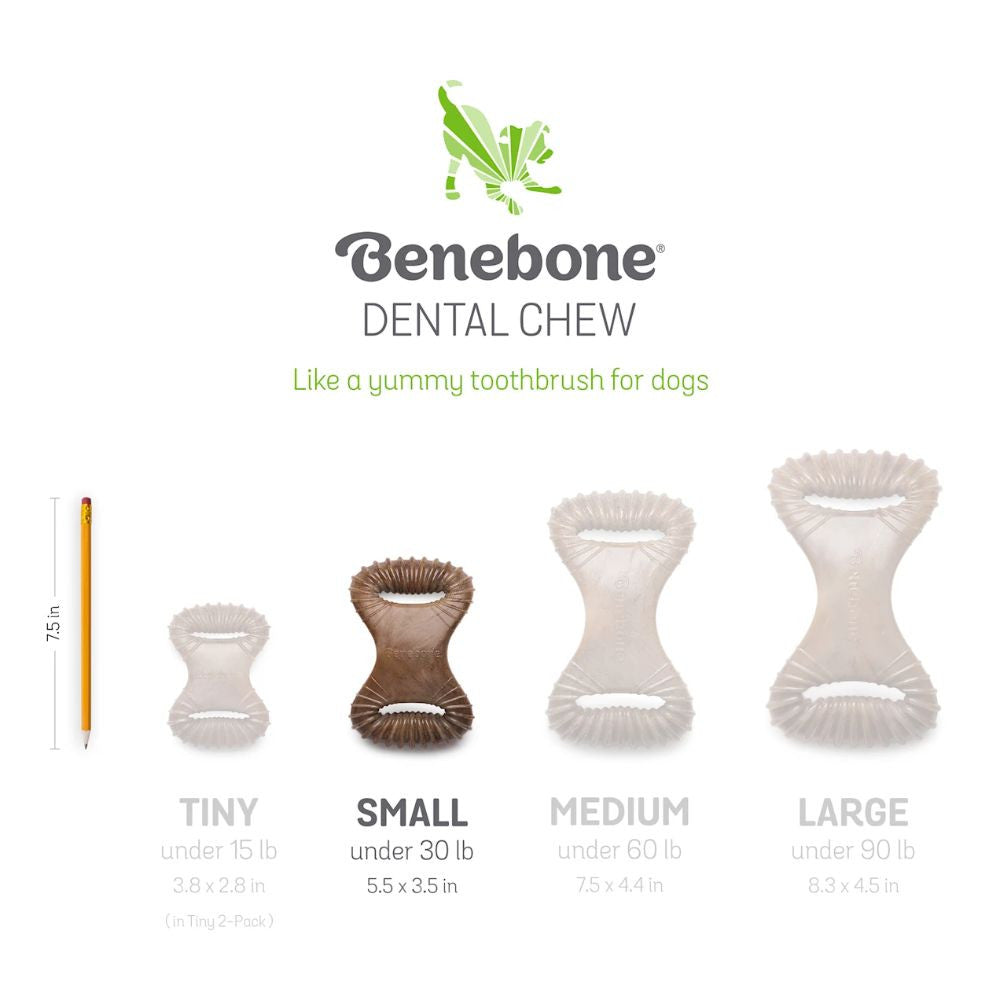 Benebone Dental Chew Bacon Dog Chew Toy